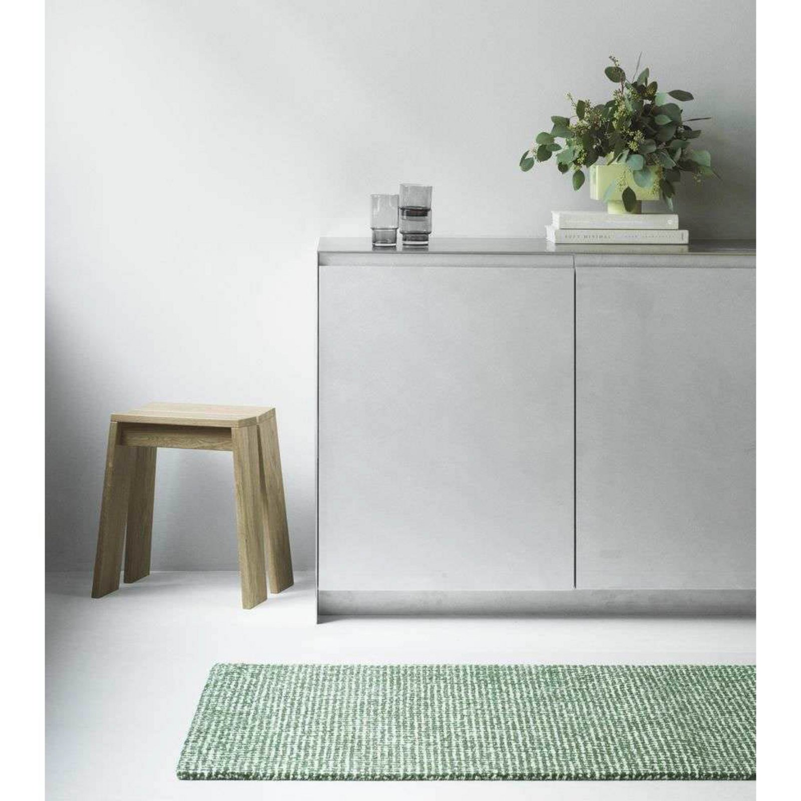 Flick Täcke 80x200 Off-White/Mörk Green - Normann Copenhagen