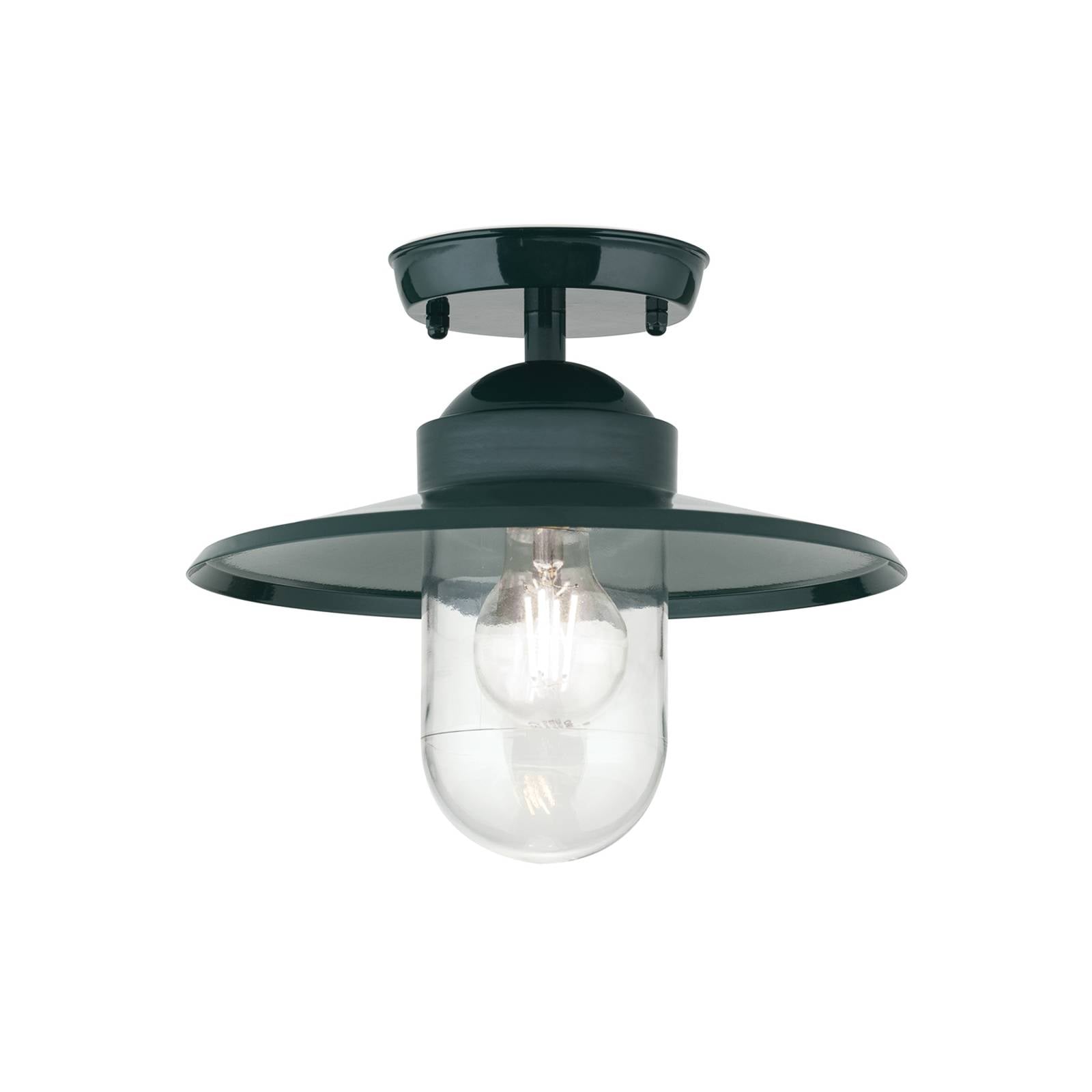 Außen-Deckenlampe Edward grün Ø 275 cm Aluminium Glas
