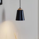 Lampa wisząca Bolero 1, 1-pkt., czarna