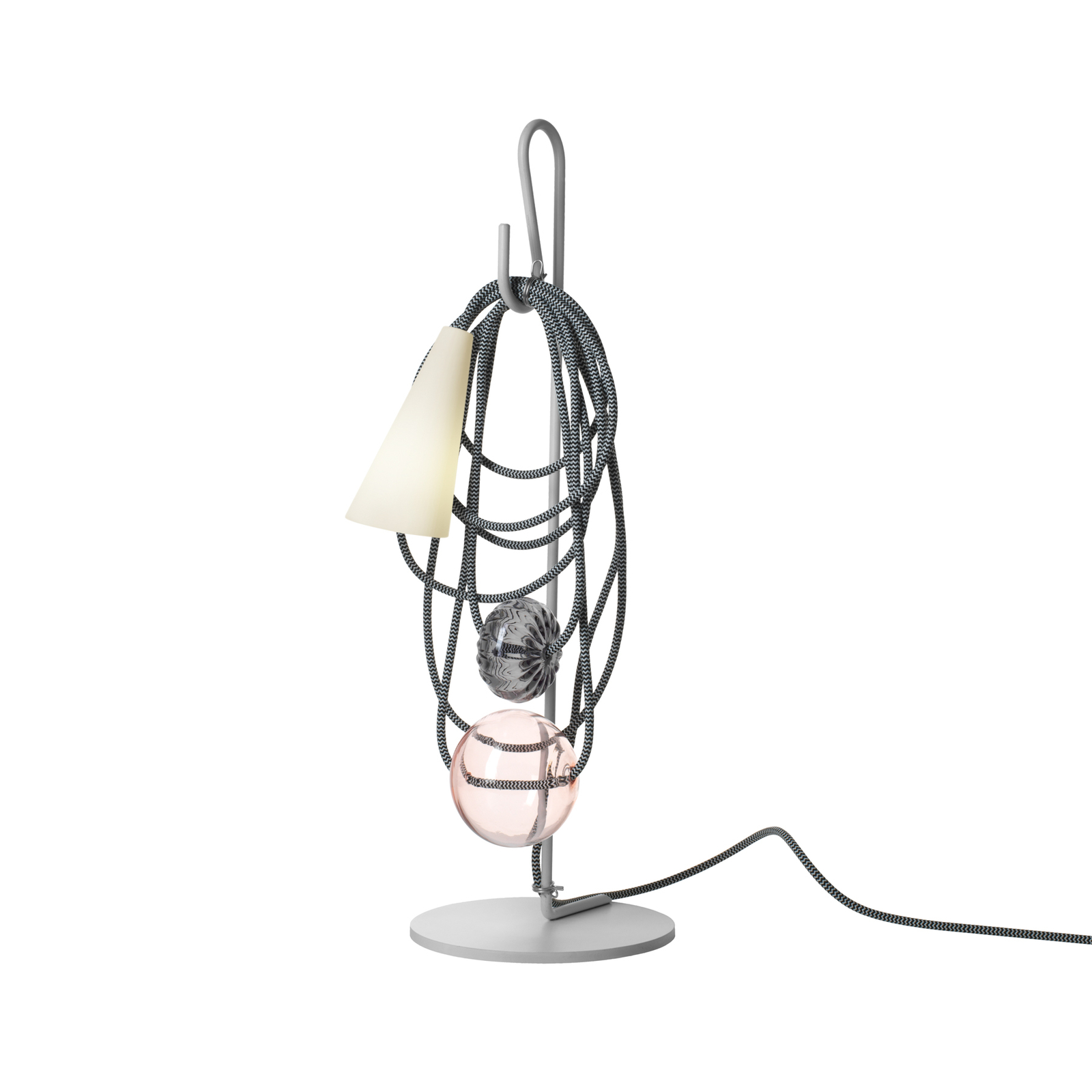 Foscarini Filo lámpara de mesa LED, Amethyst Queen