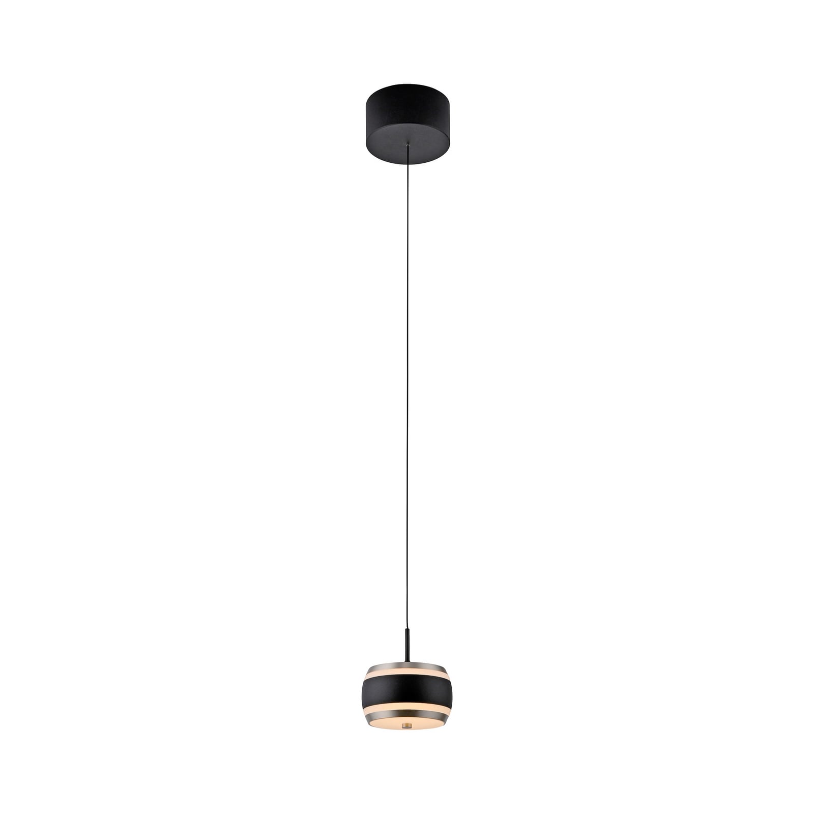 Falling Rings LED-Hängelampe, schwarz, Ø 13 cm, CCT - PURE Falling Rings LED-Hängelampe, schwarz, Ø 13 cm, CCT - PURE