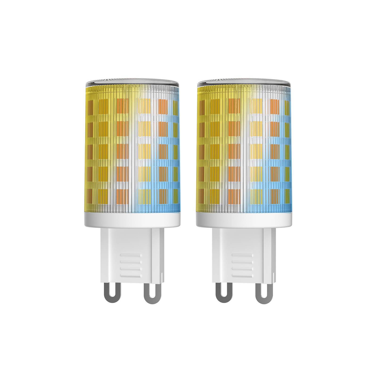 LUUMR Smart LED-Stiftlampe 2er-Set G9 2,5W CCT klar Tuya
