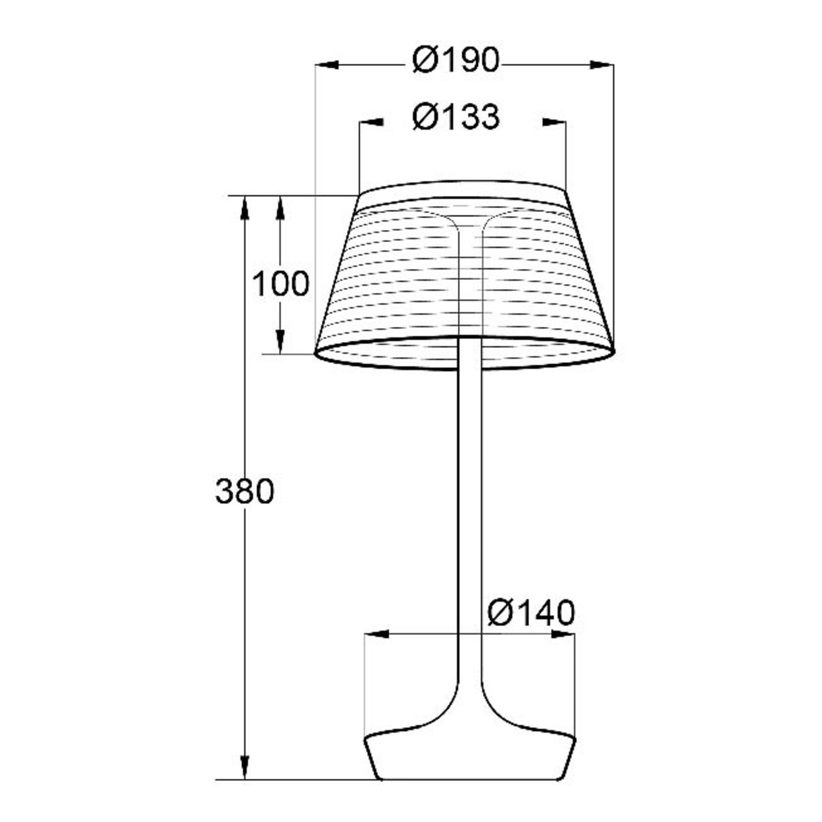 Aluminor La Petite Lampe lampă de masă LED alb