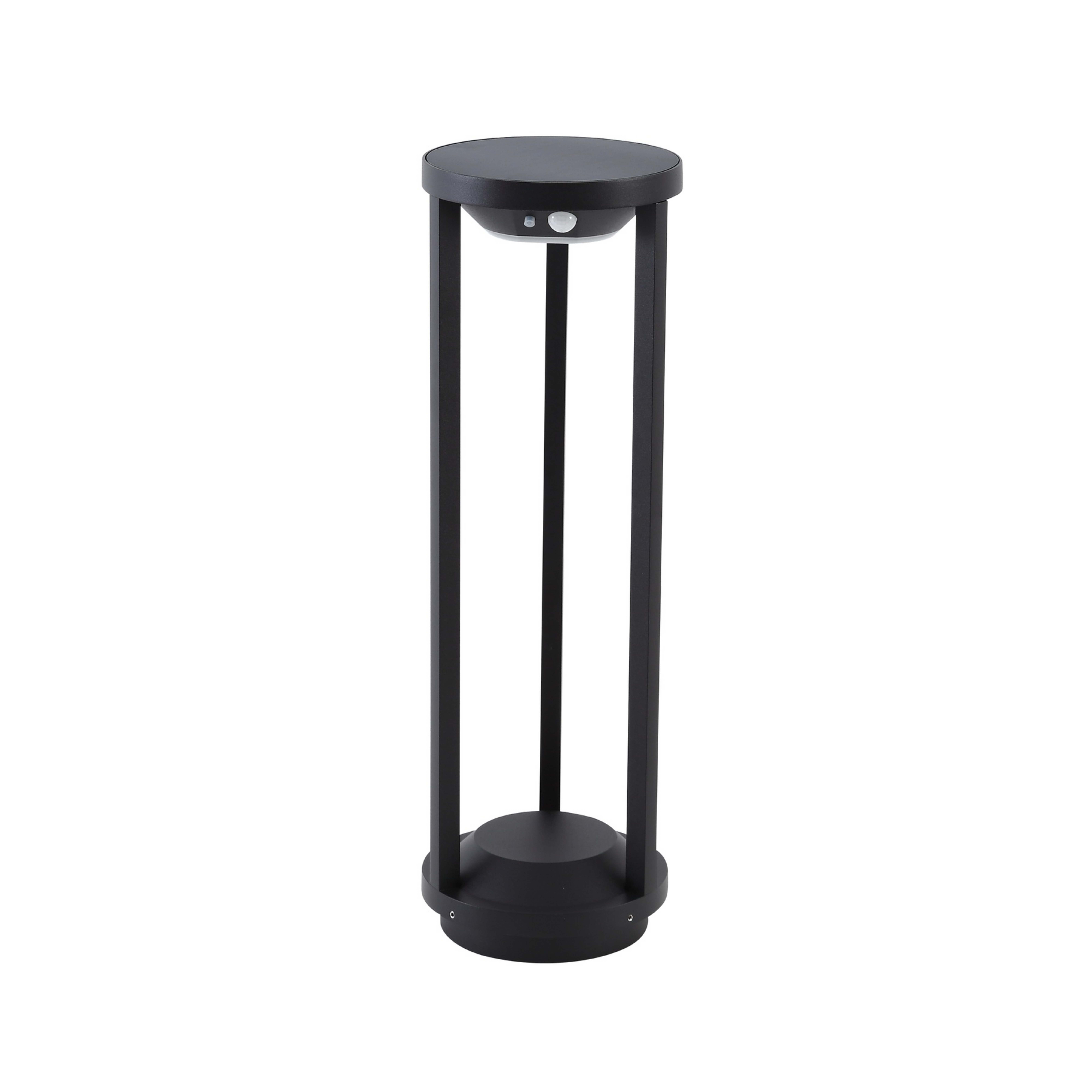 Nilea Round Cella solare Lampada W/Sensore Nero - Lucande