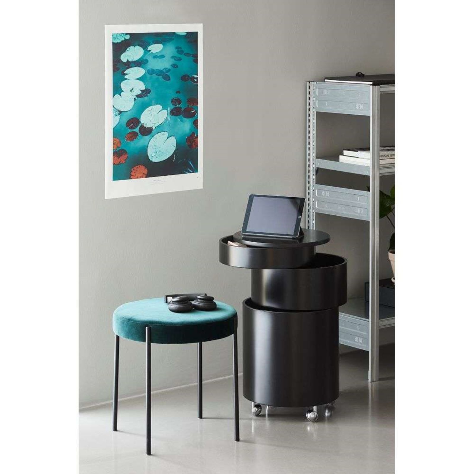 Barboy Side Table Black - Verpan