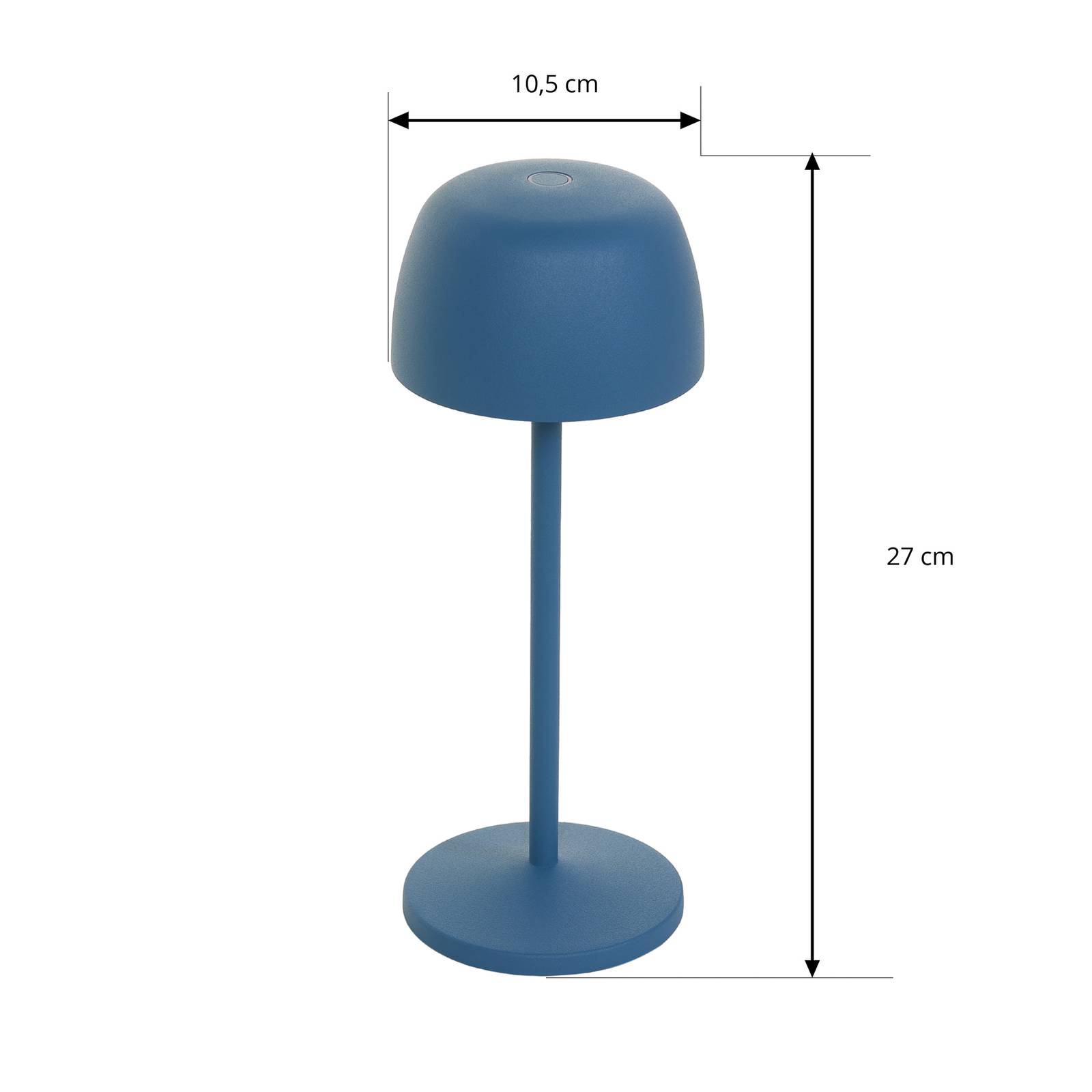 Lindby led-es újratölthető asztali lámpa arietty, sárga/kék/rózsaszín, 3