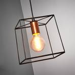 Agatha - hanging light with a metal frame