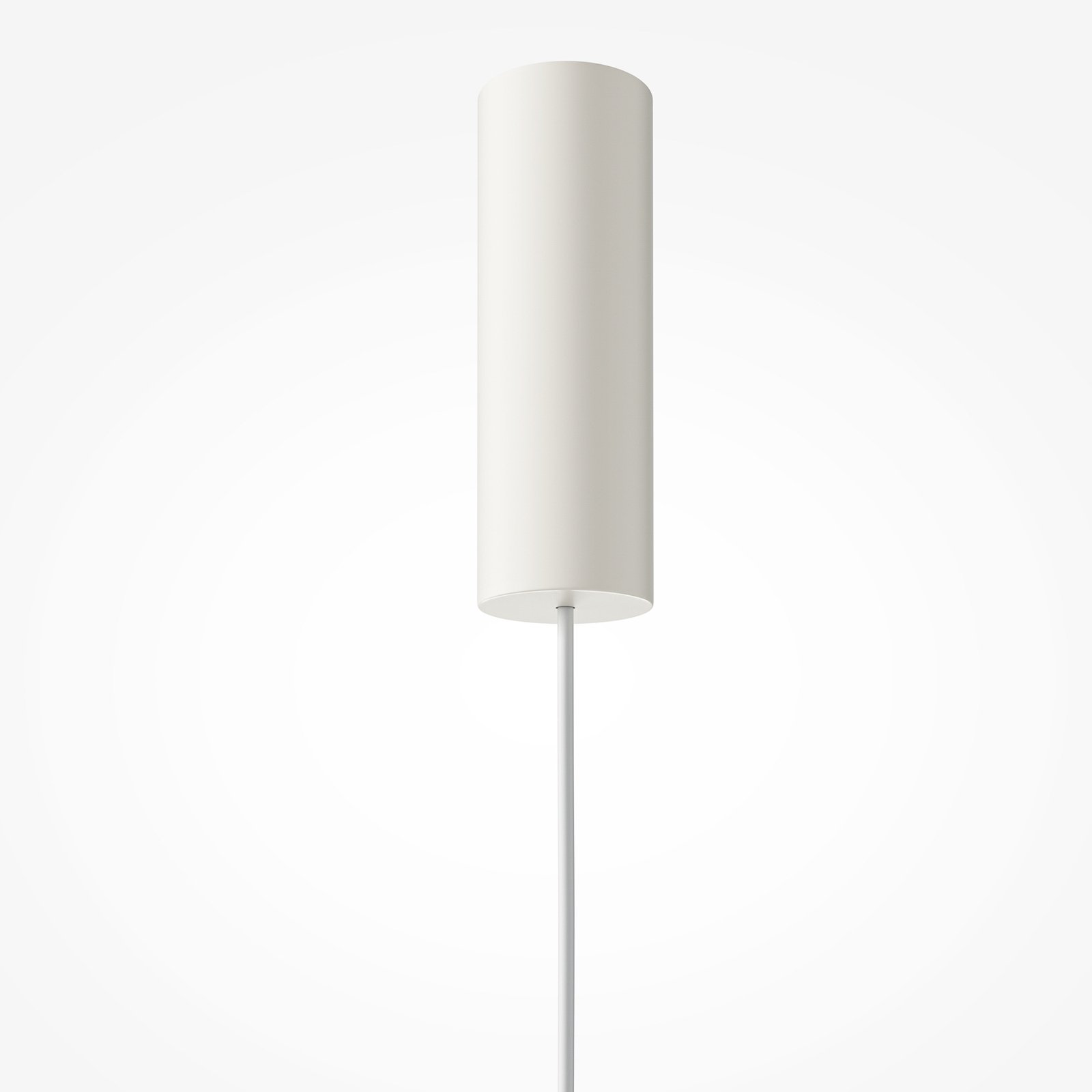 Maytoni LED pendant light Kyoto, white, Ø 22 cm, glass, metal