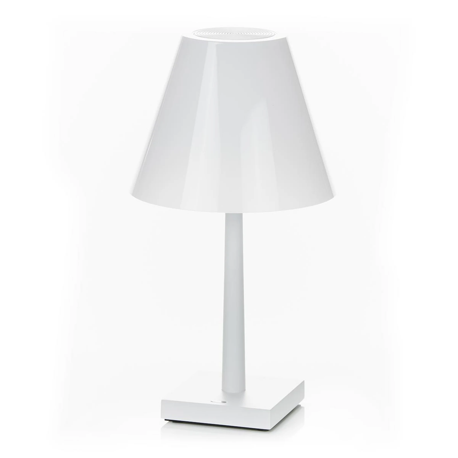 Rotaliana Dina+ LED uzlādējama galda lampa balta/balta