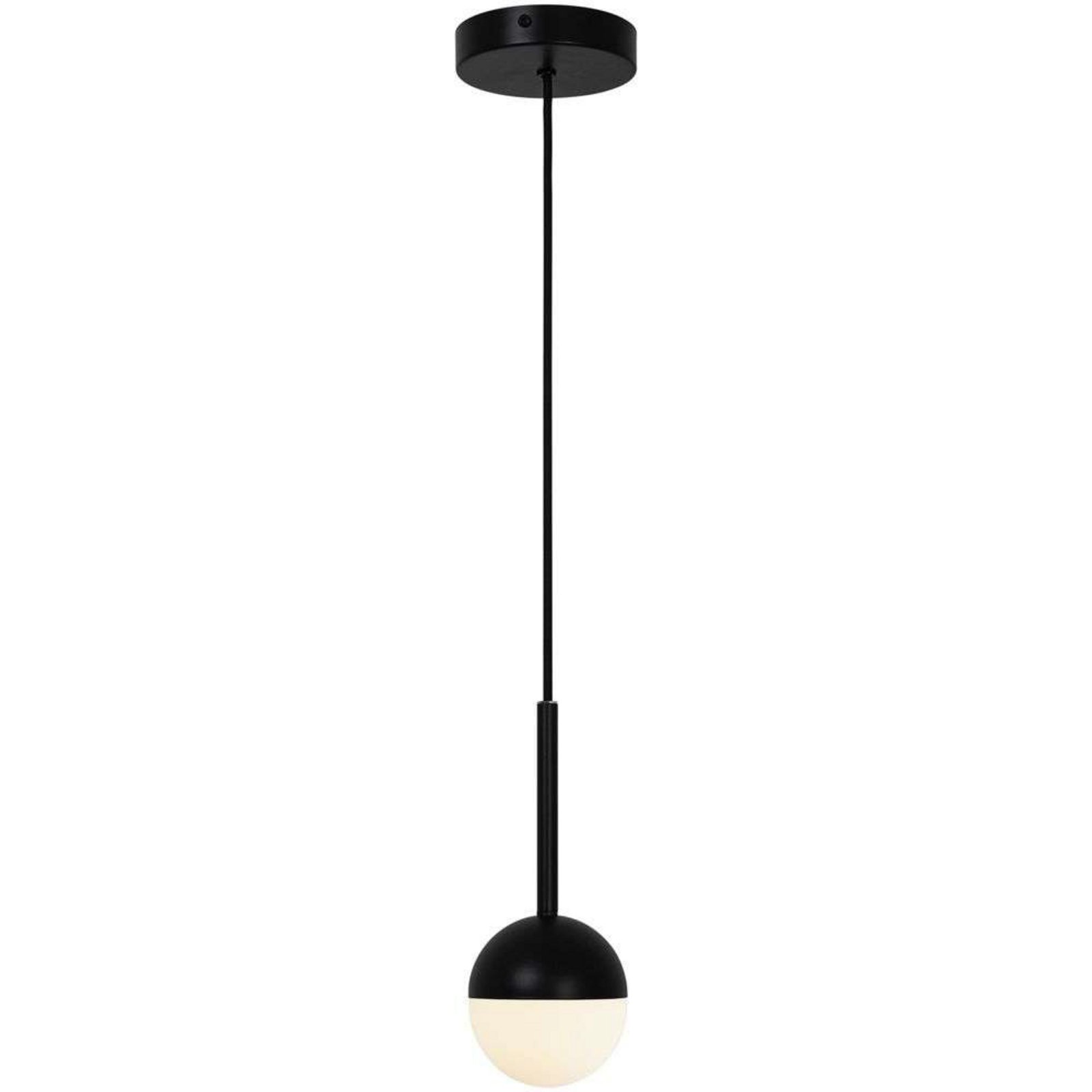 Contina Lustră Pendul Black/Opal - Nordlux