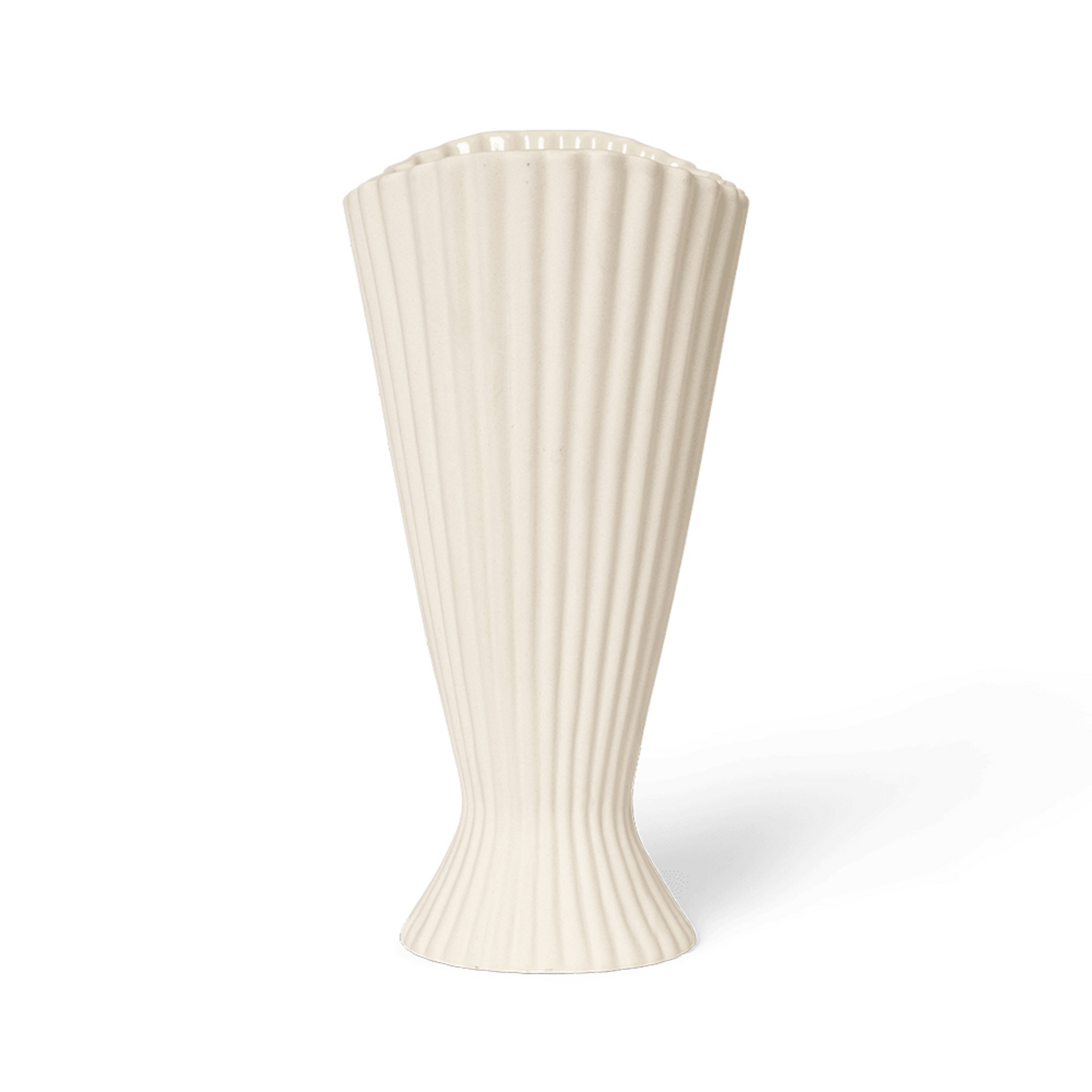 Fountain Vase Small Off-White - Ferm Living