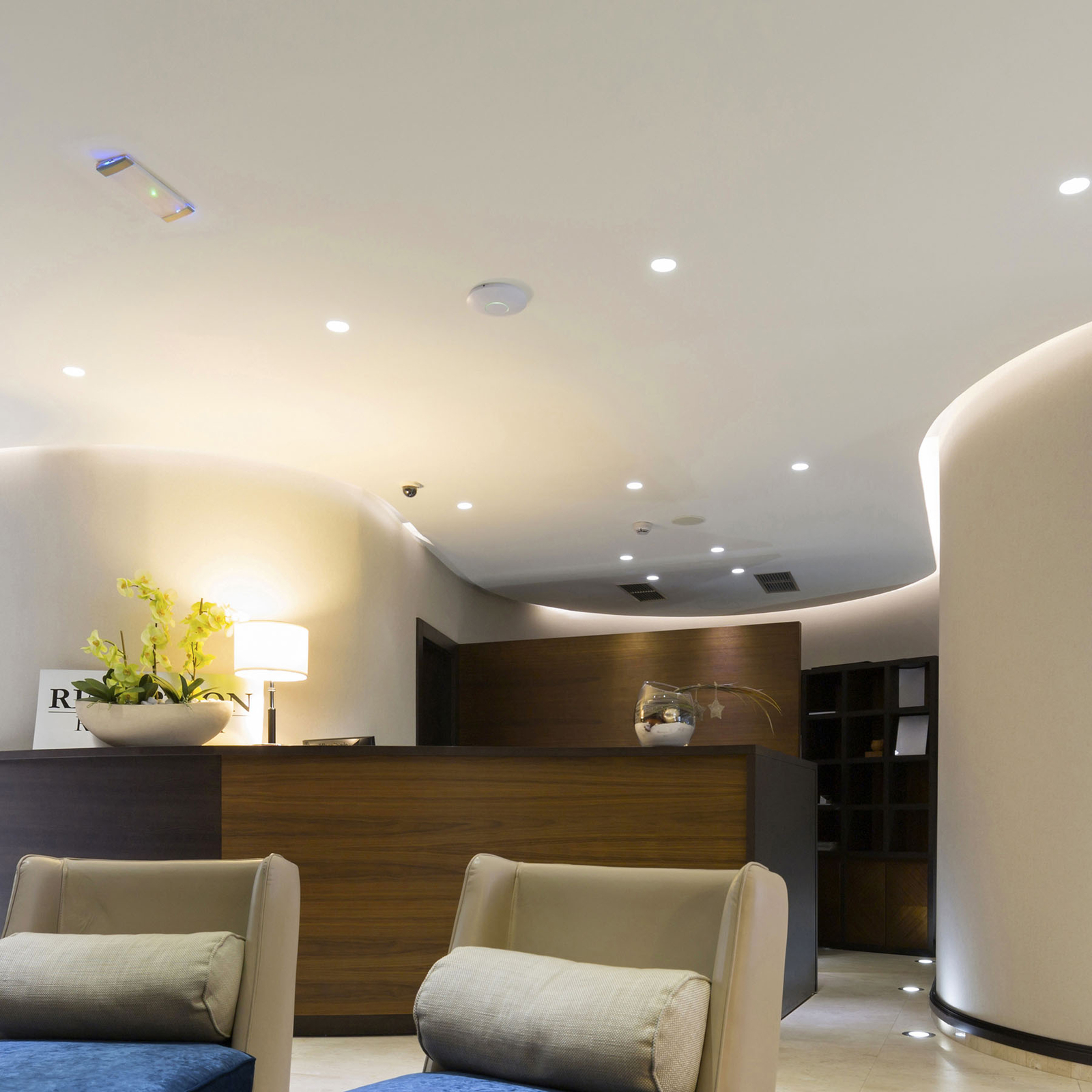 Stylvania Sylvania Start eco downlight 5in1 Ø 29.2 cm 23 W, for Workroom / Office, polycarbonate, 23 W, energy efficiency: A+, H: 1.5 cm