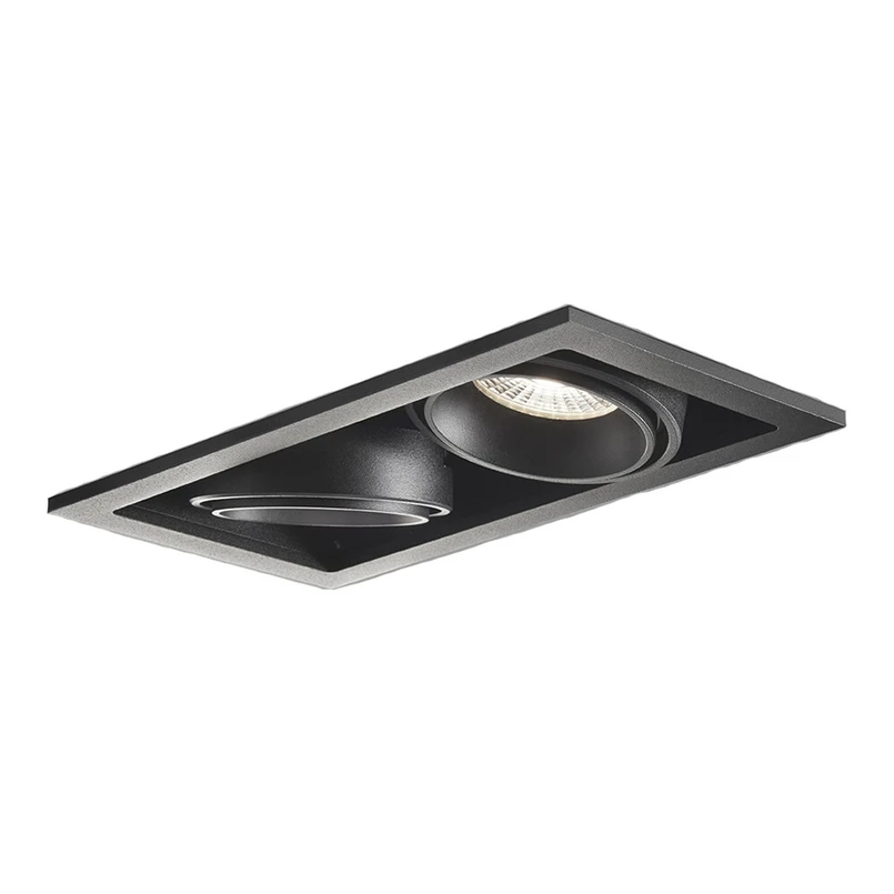 LIGHT-POINT - Ghost+ 2 Spot encastrable 18W 2700/3000K Noir