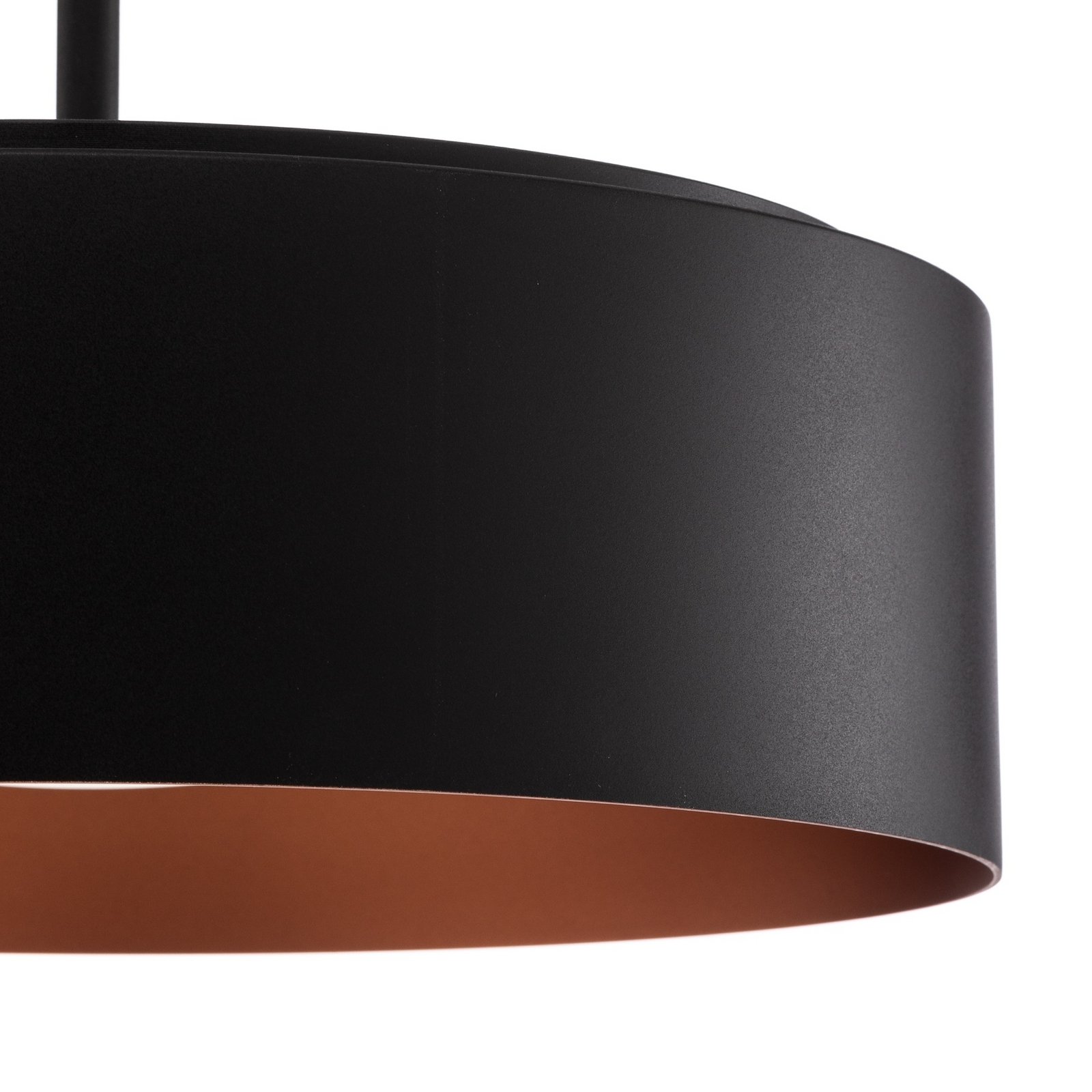 Candeeiro suspenso LED Bega Studio Line Ø 36 cm preto-cobre DALI