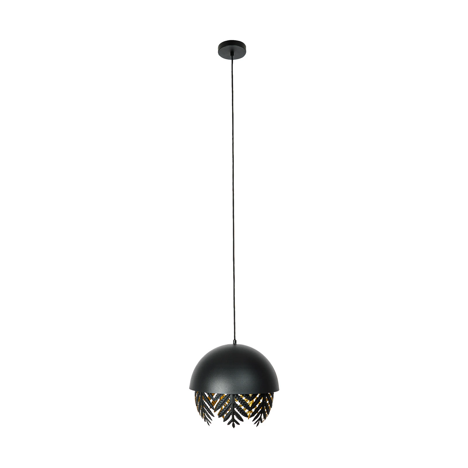 Lucande Aparas Suspension aspect feuille, 1 lampe, 35 cm
