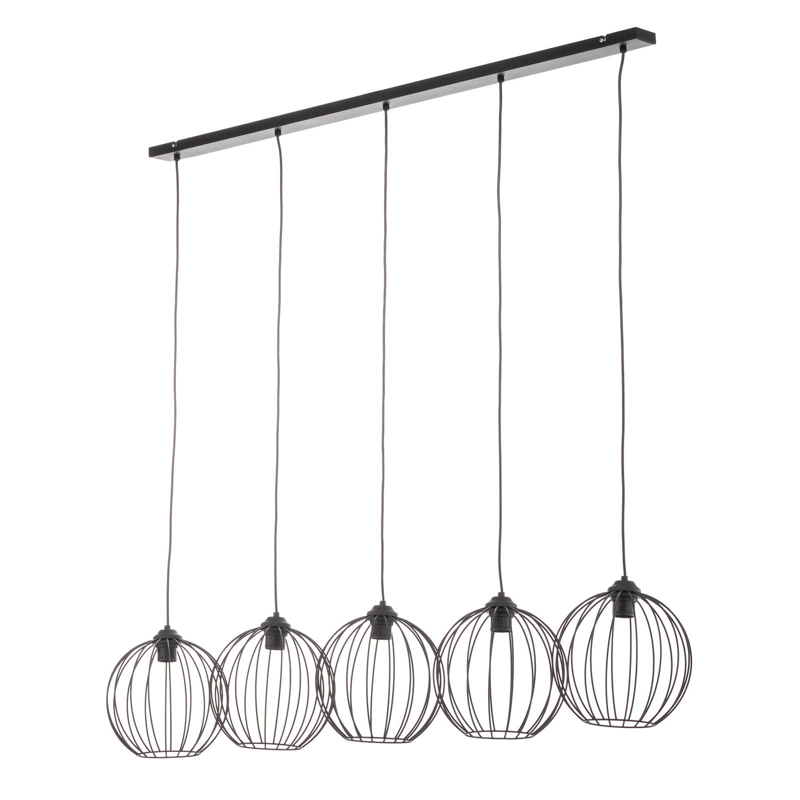 Suspension Cumera de forme allongée 5 lampes