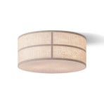 Audo ceiling light Hashira, natural colour, linen, Ø 50 cm