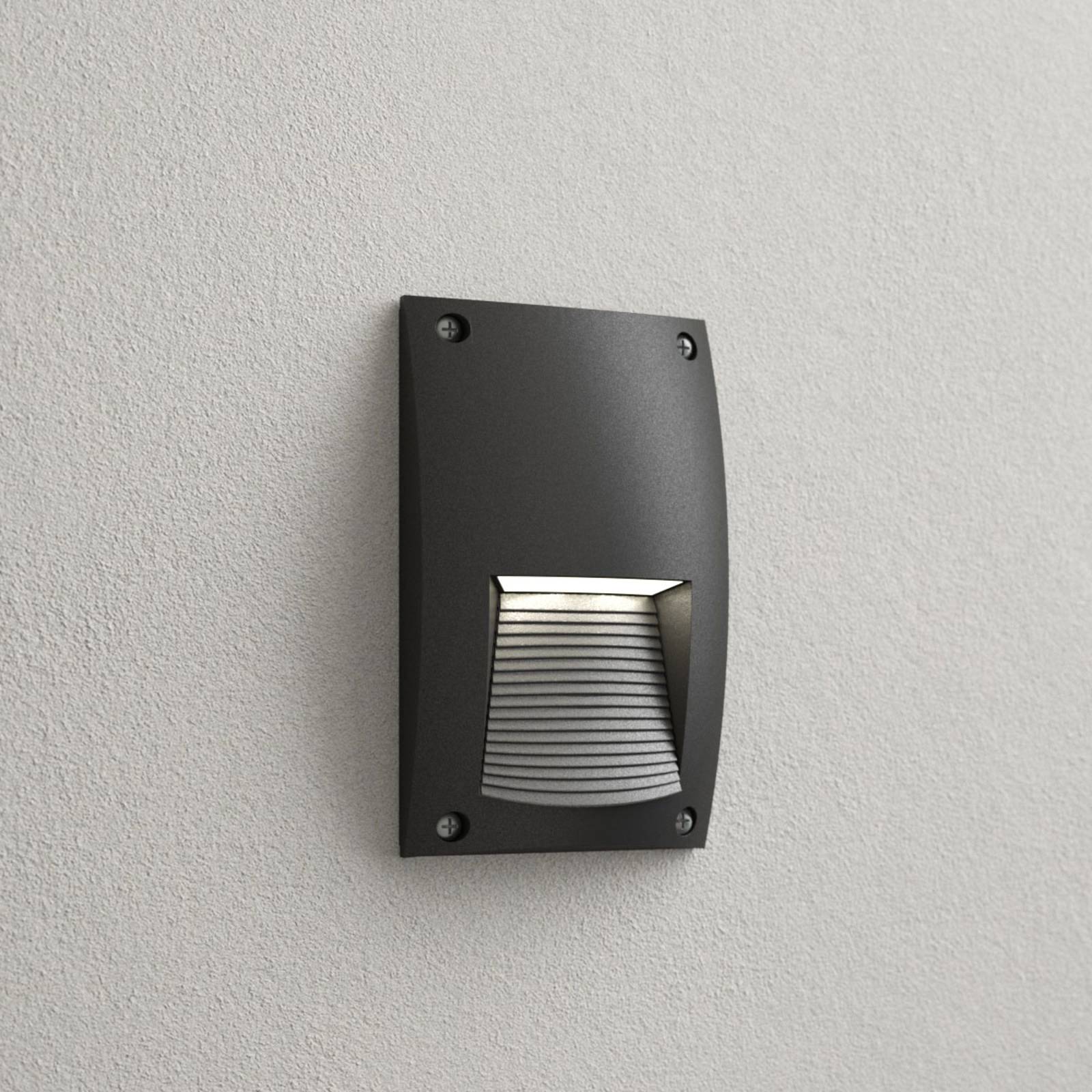 Fumagalli Leti 200-Vp LED recessed light black 3 W CCT - Wall Light Recessed - Modern