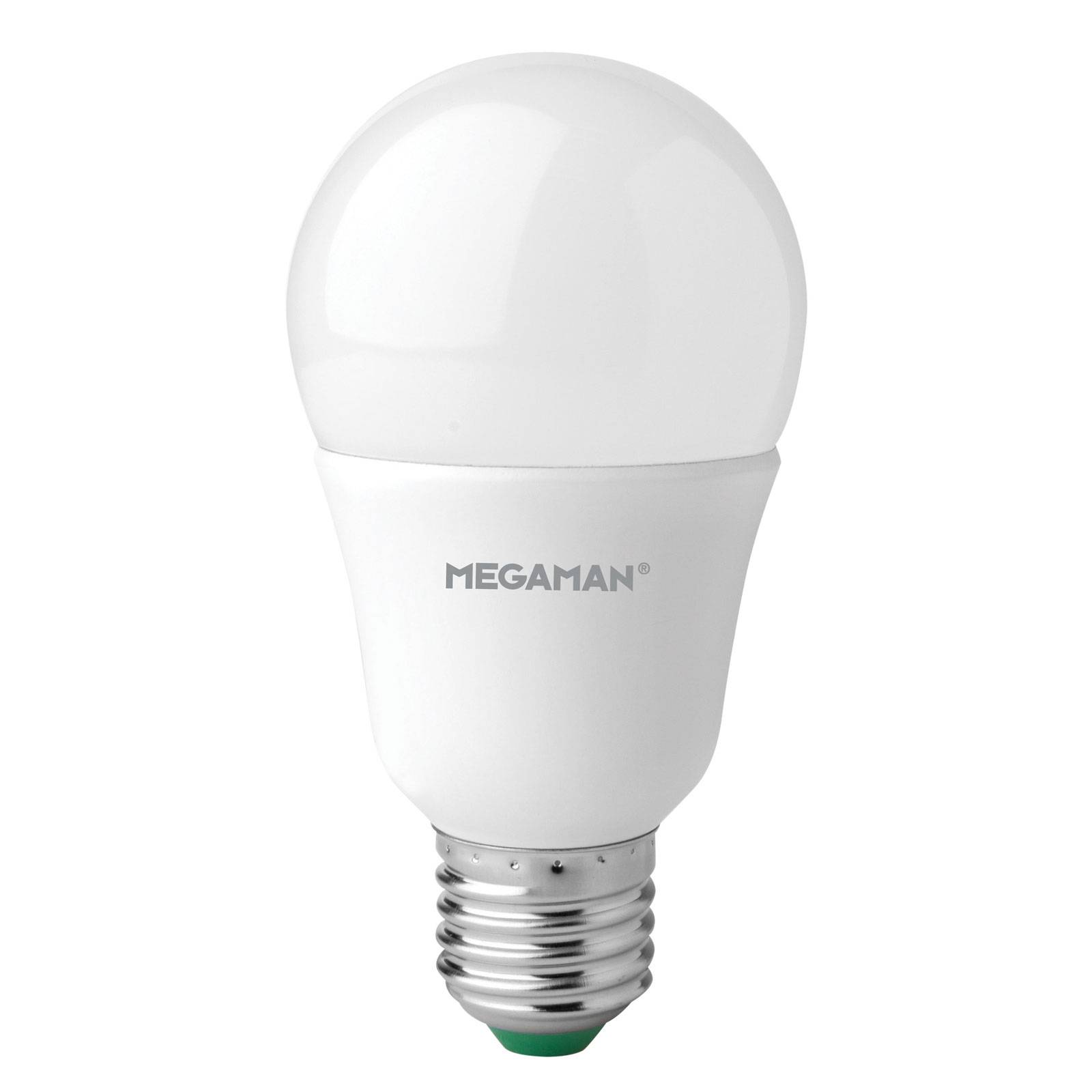 MEGAMAN LED-lampa E27 A60 11W opal universal vit
