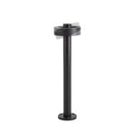 Bornes lumineuses LED Nirella, hauteur 60 cm, noir, CCT, métal, IP65 - Lucande