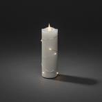 Candela LED di cera bianca Colore di luce bianco caldo 15,2 cm