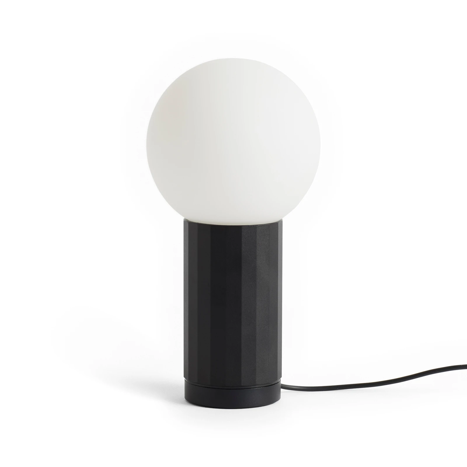 Lampe de table LED HAY TURN ON, noir, hauteur 20 cm, à intensité variable