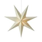 Živá dekoratívna hviezda, závesná, sivá, Ø 60 cm