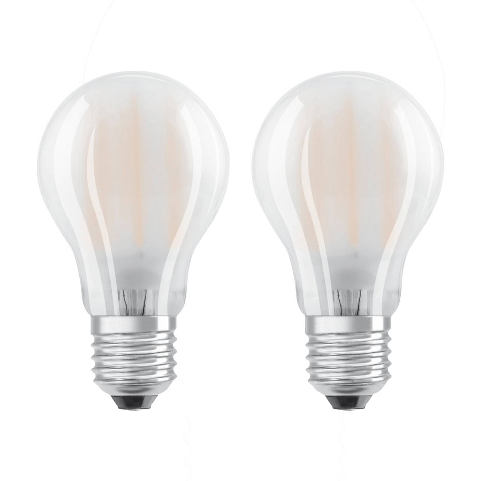 OSRAM LED lámpa E27 6,5W meleg fehér 2 db-os