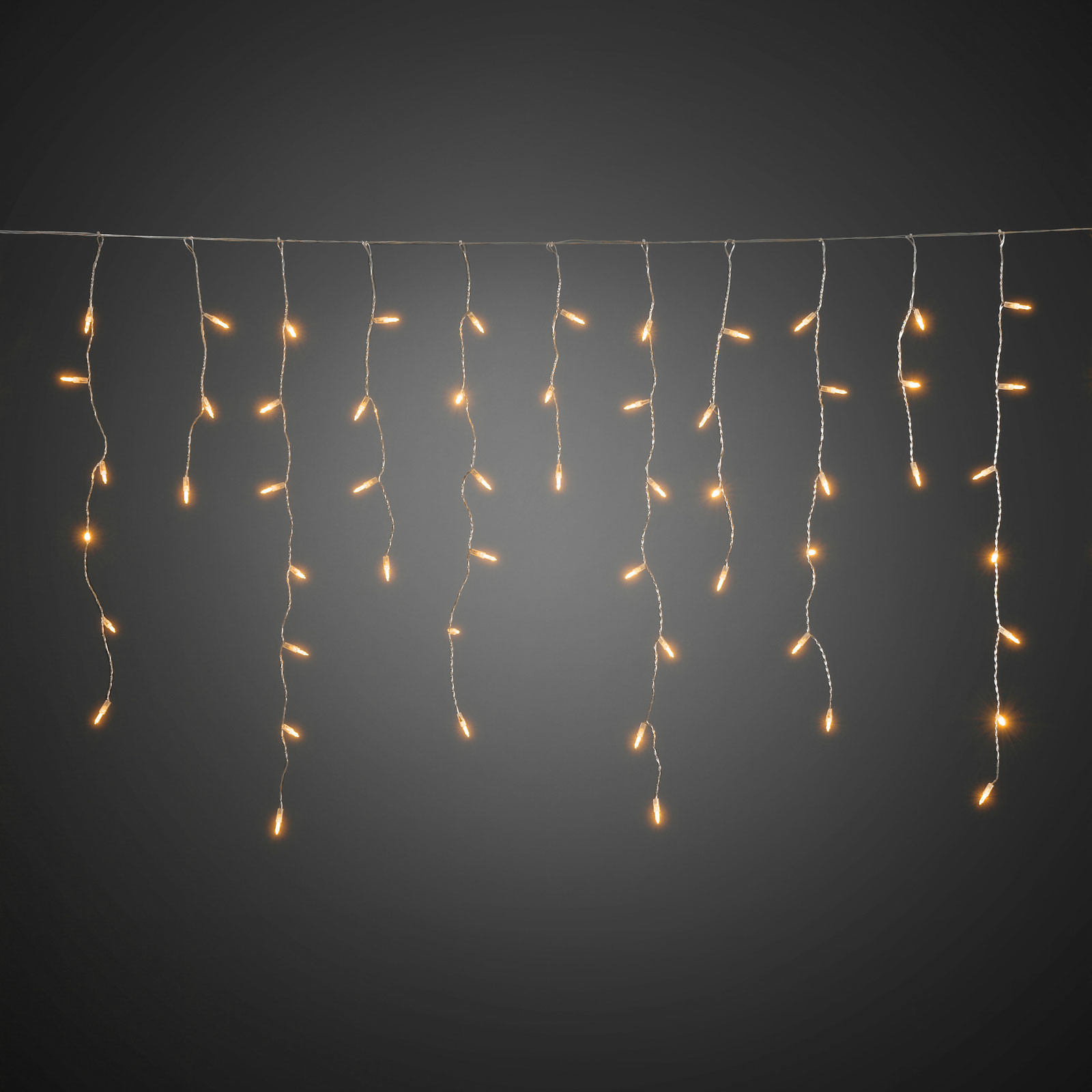 Konstsmide Christmas Vanjska LED svjetlosna zavjesa 'Iserain', 96 svjetala - prozirno - Plastika