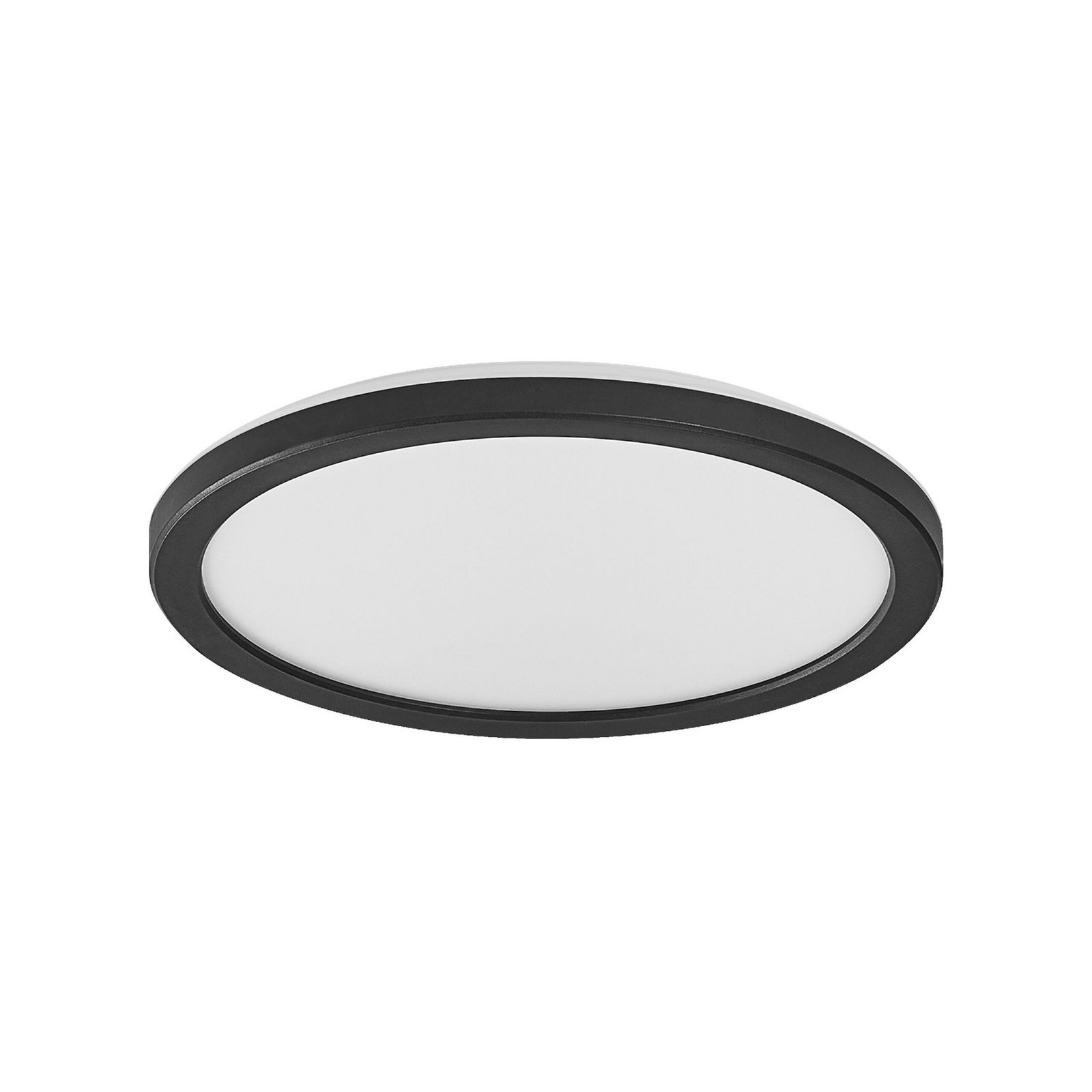 OSRAM LED-Deckenlampe ORBIS ULTRA SLIM, schwarz, Ø 24 cm dim