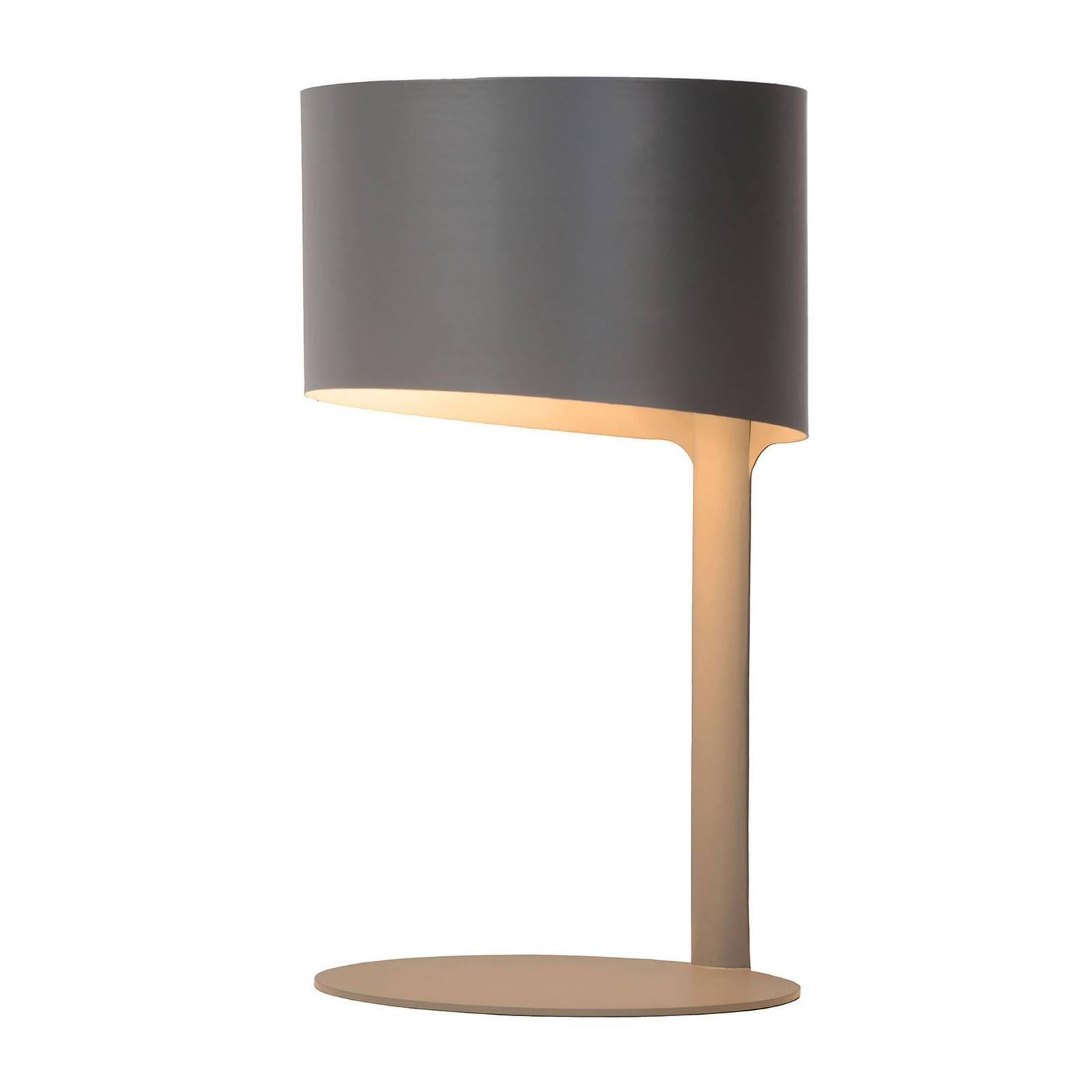 Lucide Bedside Lamp - Living / Dining Room - Table Lamp - Modern - Silver