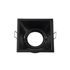Süvistatav valgusti Slim Trim Square, must, 9 x 9 cm, alumiinium, GU10
