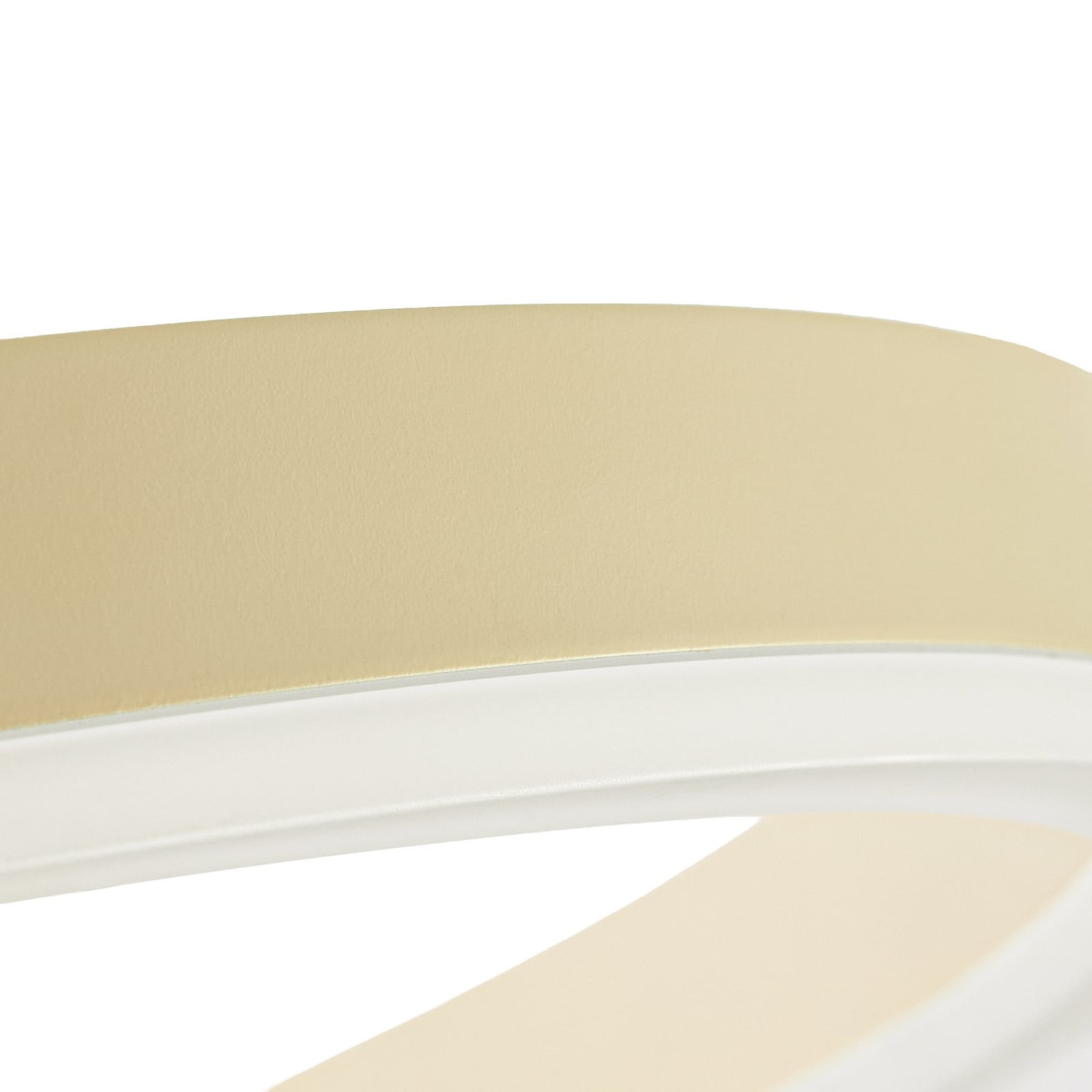 Lampă suspendată LED Albiona, bej, 2 inele, Ø 60 cm - Arcchio Lampă suspendată LED Albiona, bej, 2 inele, Ø 60 cm - Arcchio