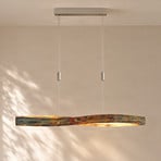 LED-Pendelleuchte Lian mit oxidierter Oberfläche