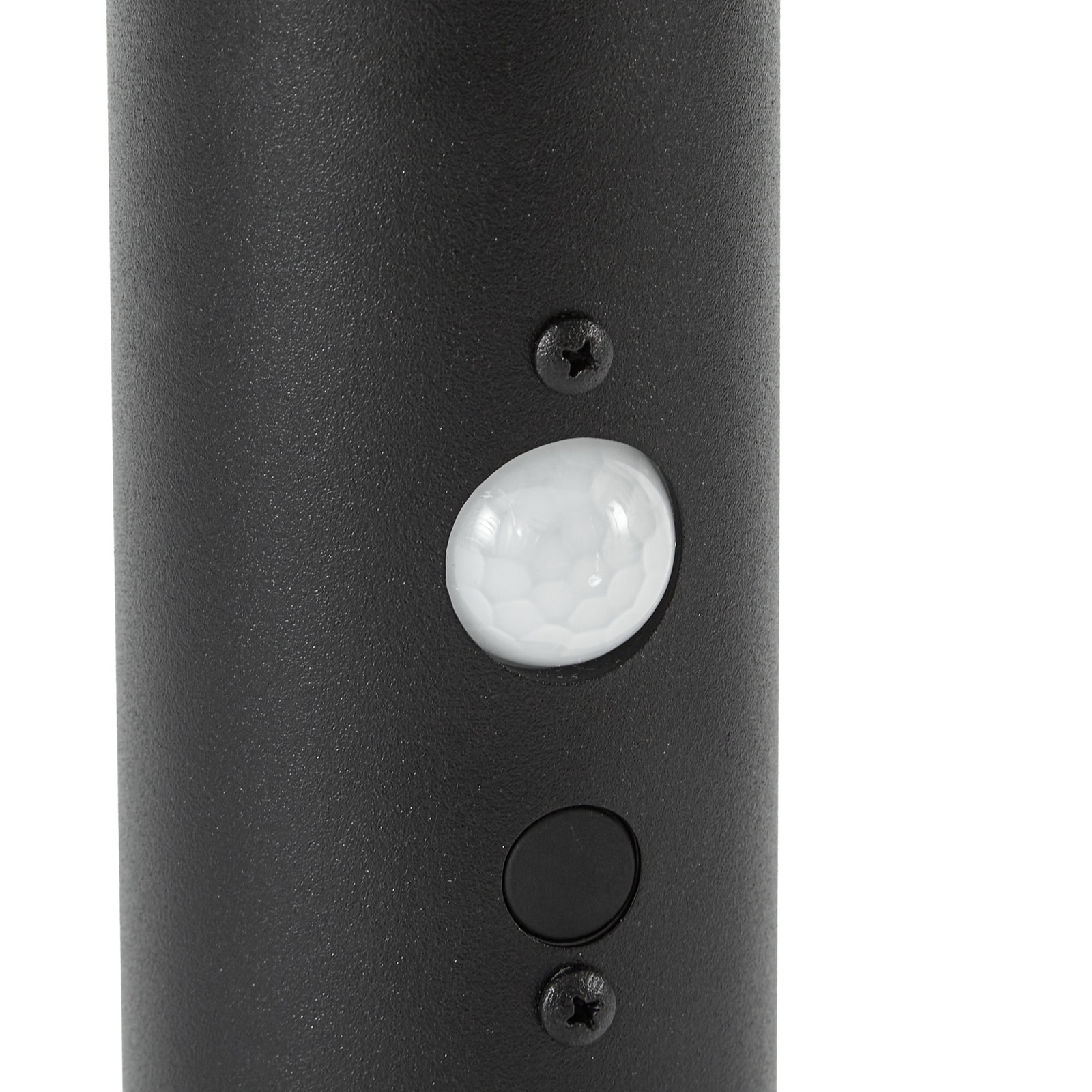 Lindby Relto, bolardo luminoso LED para caminos, sensor, pica para clavar en el