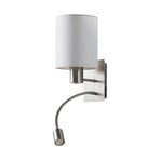 Shajan Wandleuchte Nickel/White - Lindby
