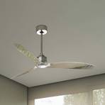 Just Fan M ceiling fan chrome/transparent