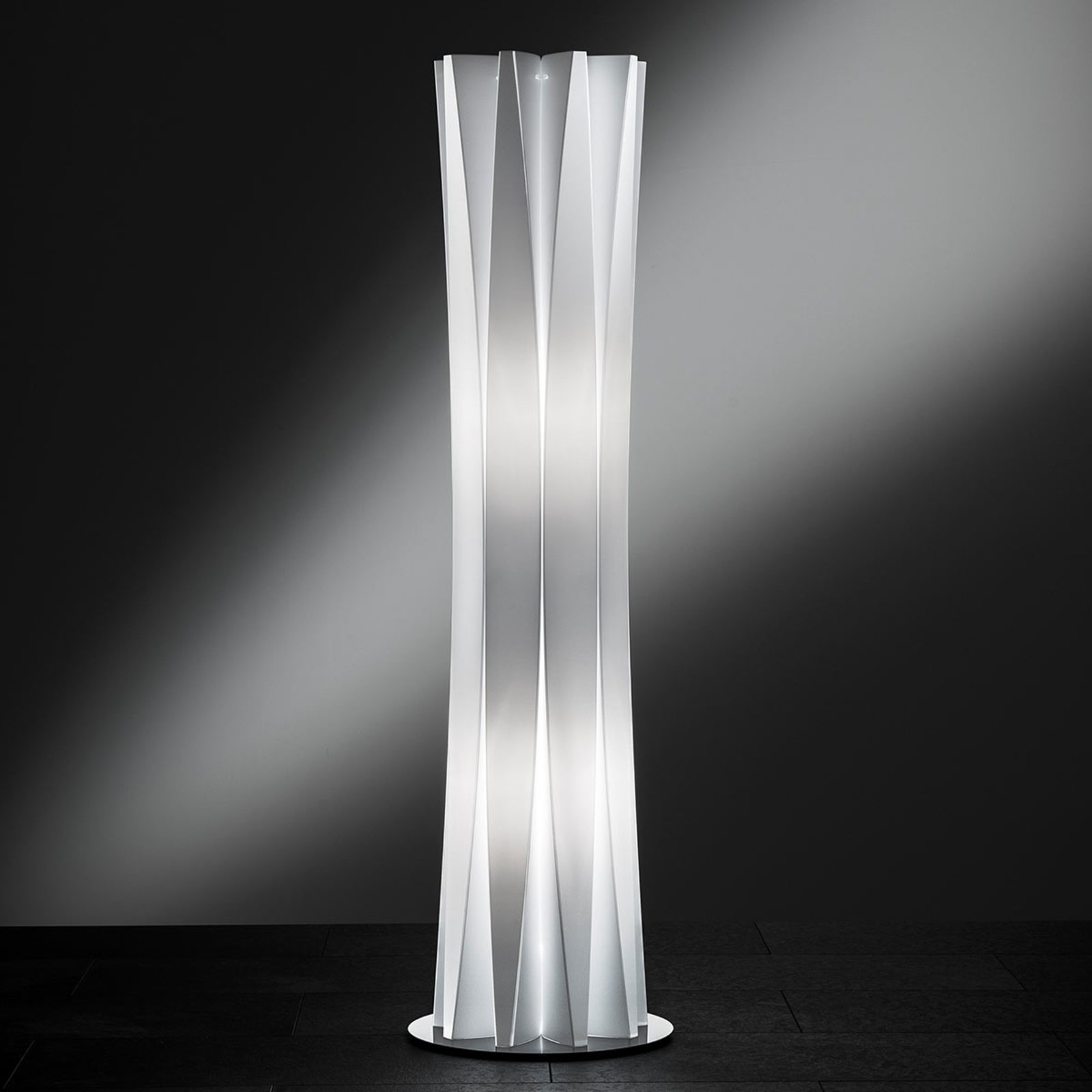 Slamp Bach stojaca lampa, výška 116 cm, biela