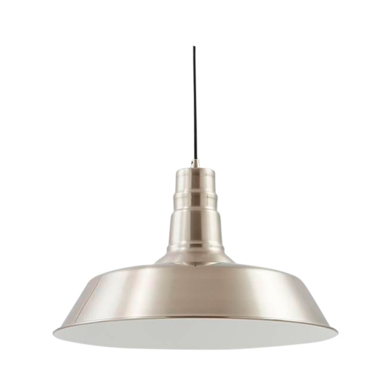 Laylan Riippuvalaisin Ø46 Nickel/Valkoinen - Lindby