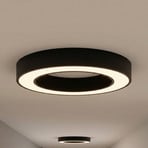 Plafoniera LED Arcchio Sharelyn, Ø 60 cm, nera, dimmerabile