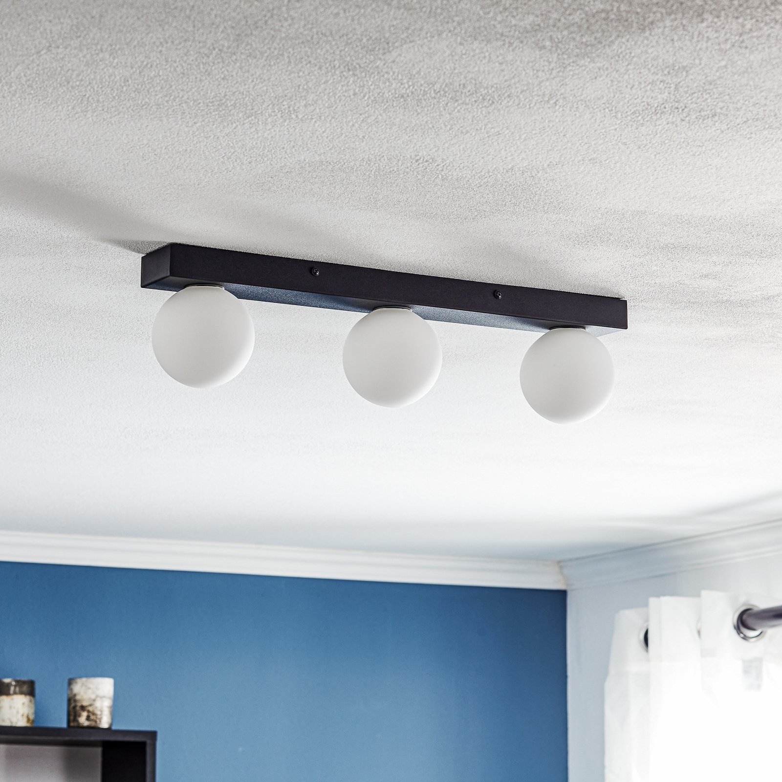 Mini 3 Lampa Ścienna IP44 Czarny/Biały - Markslöjd