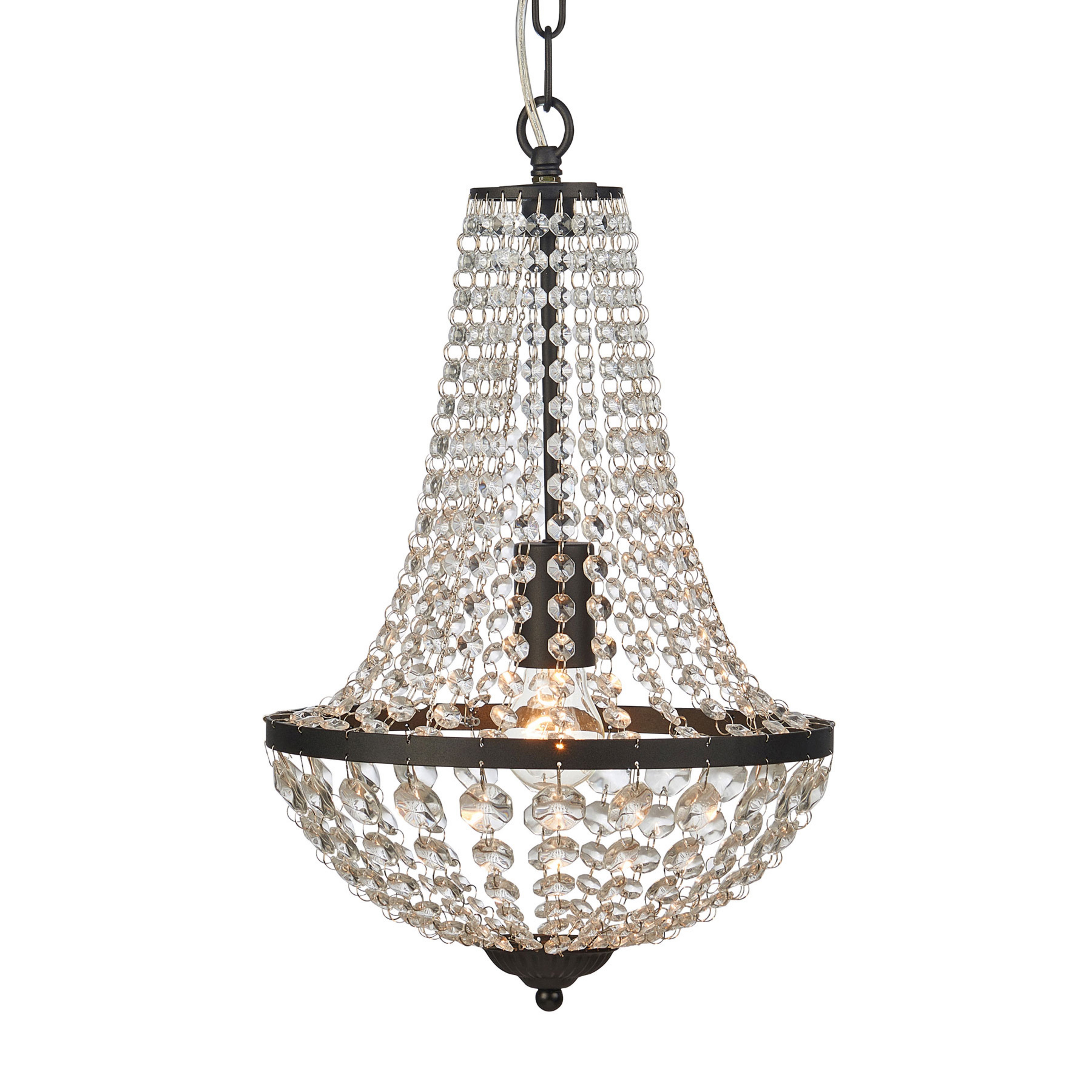 Lustre Gränsö noir, IP20, Ø 30 cm