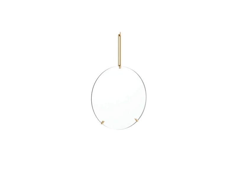 Moebe – Wall Mirror Ø30 Brass