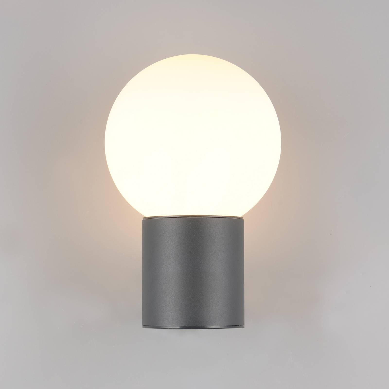 Trio Lighting Buitenwandlamp Mures, antraciet, hoogte 28 cm, metaal