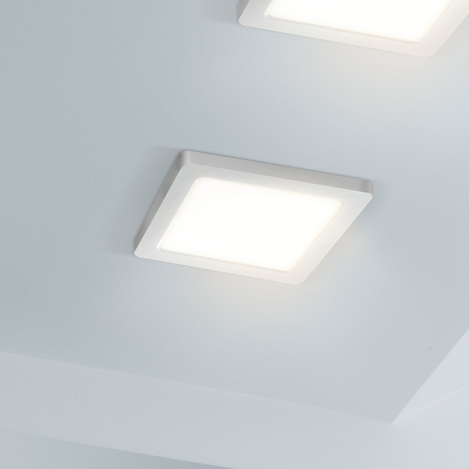 LED-panel Selesto, kvadratisk, dimbar, vit