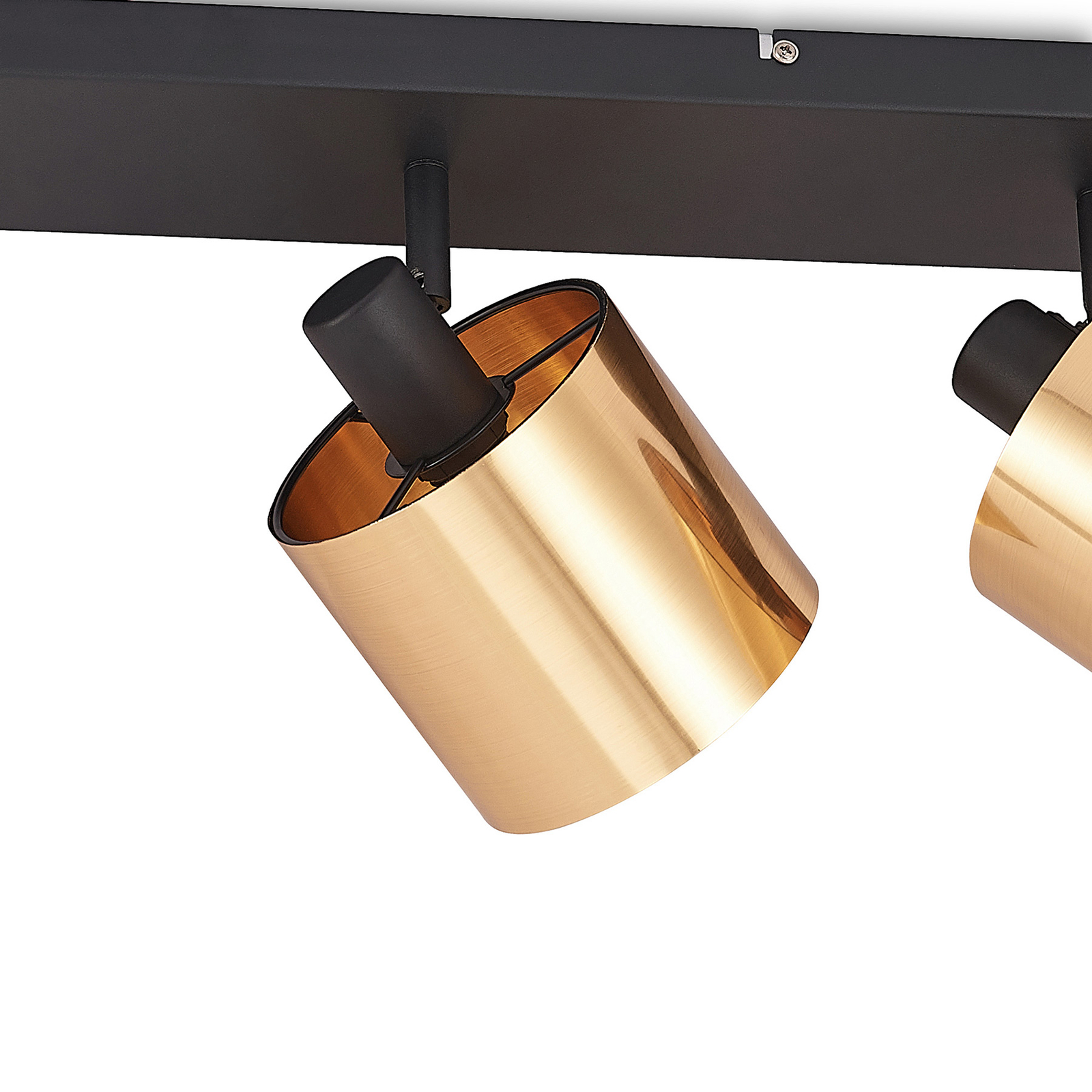 Lindby Joudy ceiling lamp, 4-bulb, light bronze