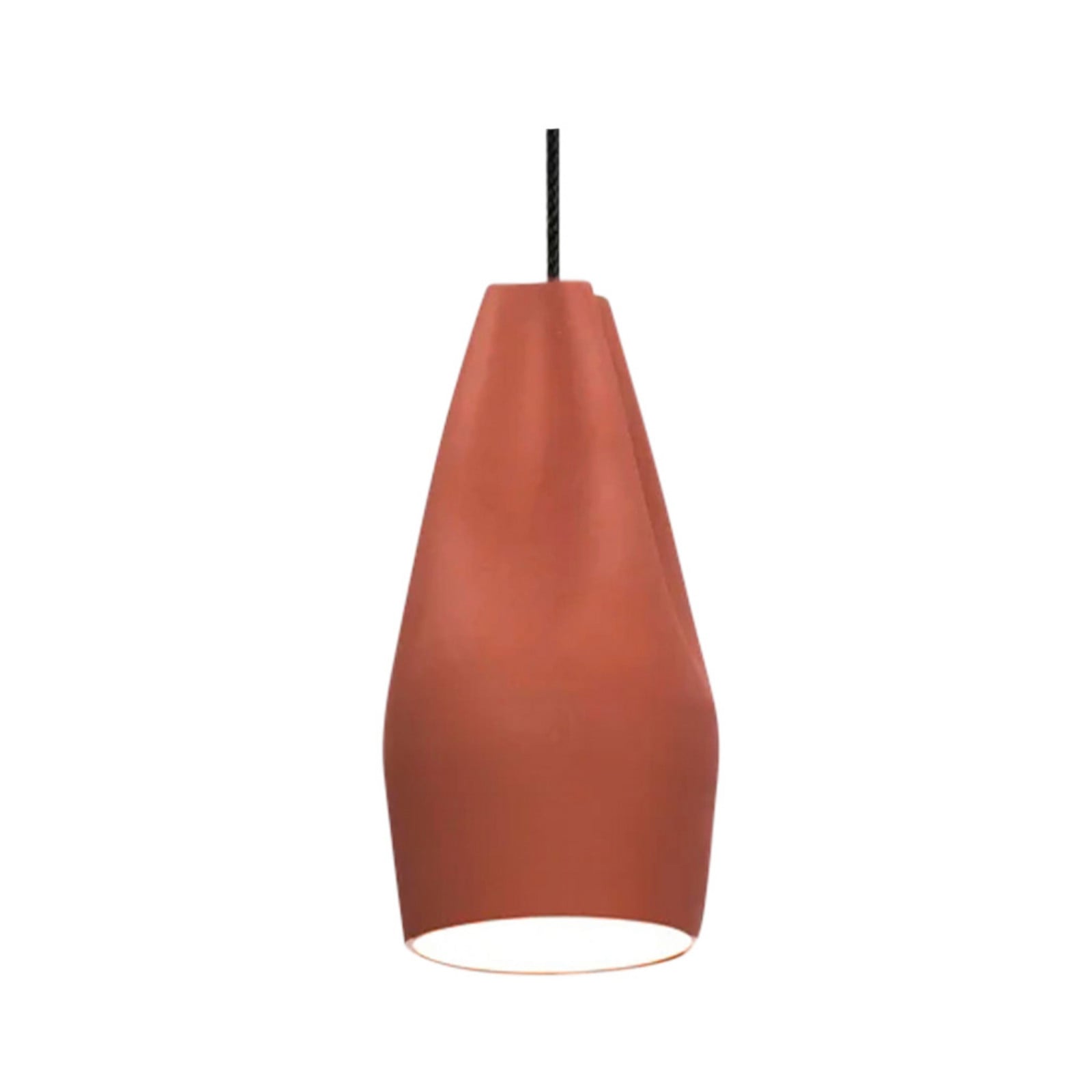 Pleat Box 13 LED Pendel Terracotta/Hvid MARSET - Stue - Keramik