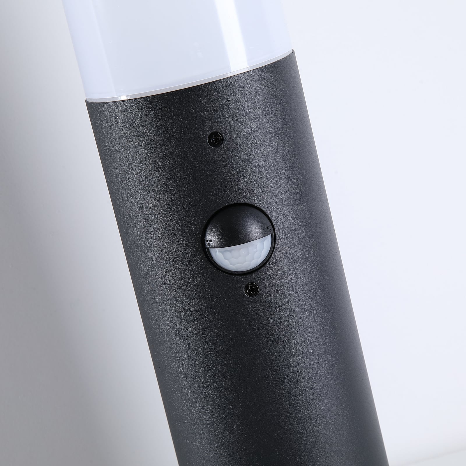 Sockelleuchte Cannes, Höhe 30 cm, schwarz, Metall, Sensor