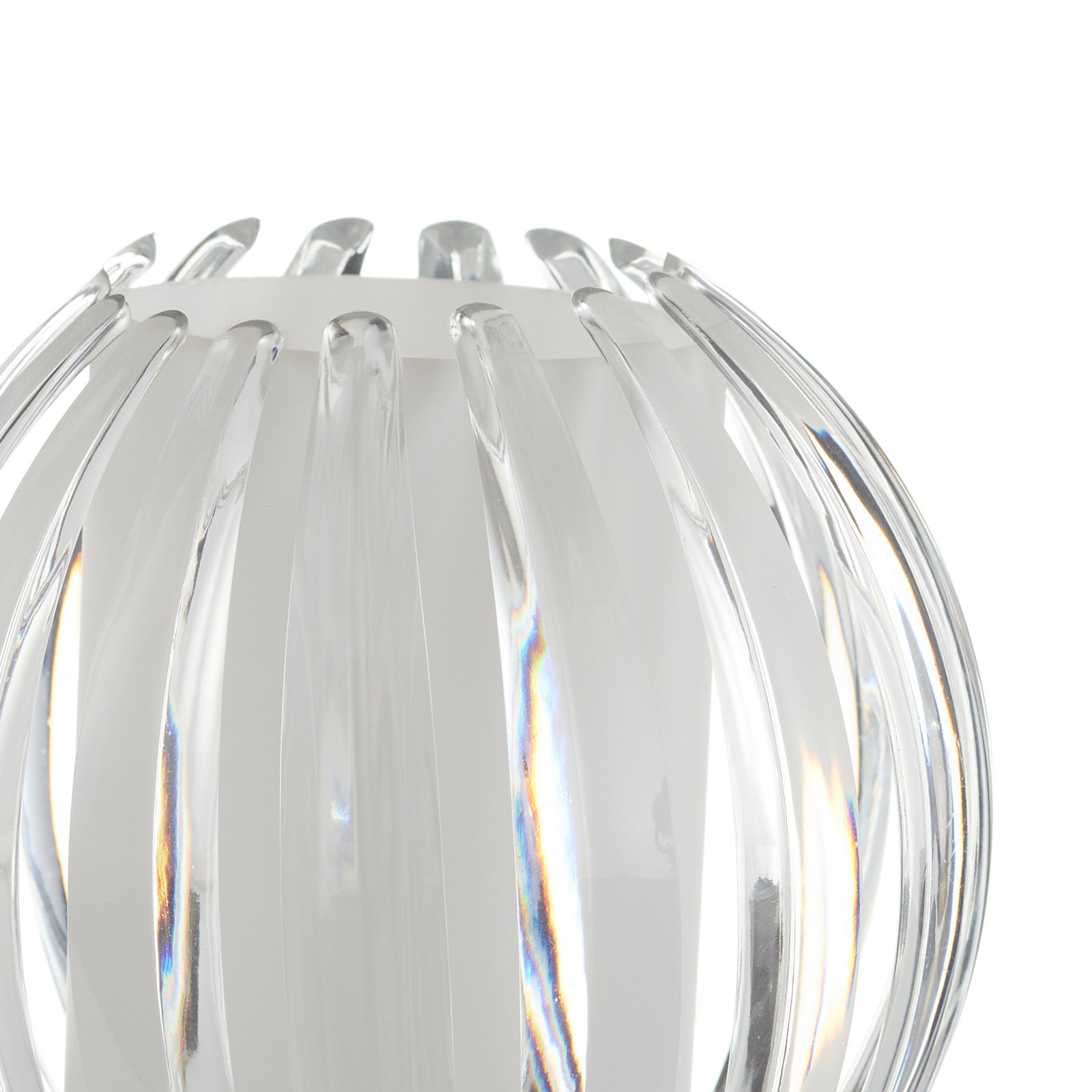 Searchlight Claw table lamp, touch function, clear lampshade, for Living / Dining Room, steel, glass, acrylic, G9, 33 W, energy efficiency: A++, H: 14 cm