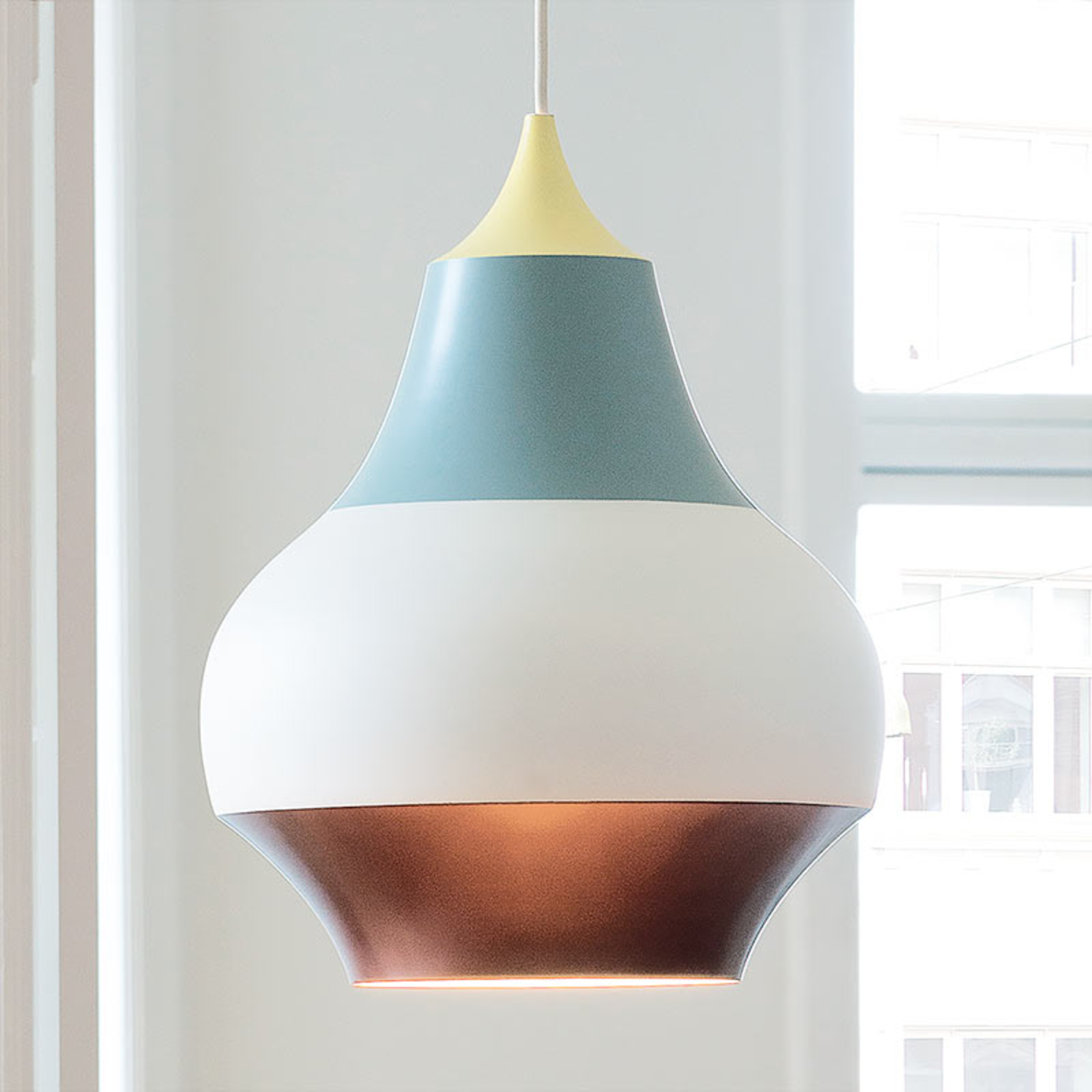 Cirque Pendant ø380 Yellow Top - Louis Poulsen